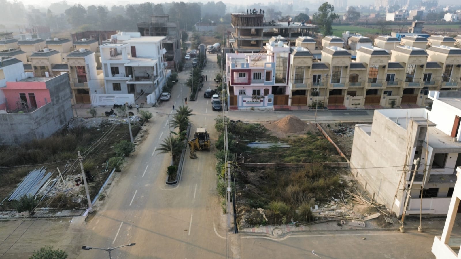 Internal road and community view